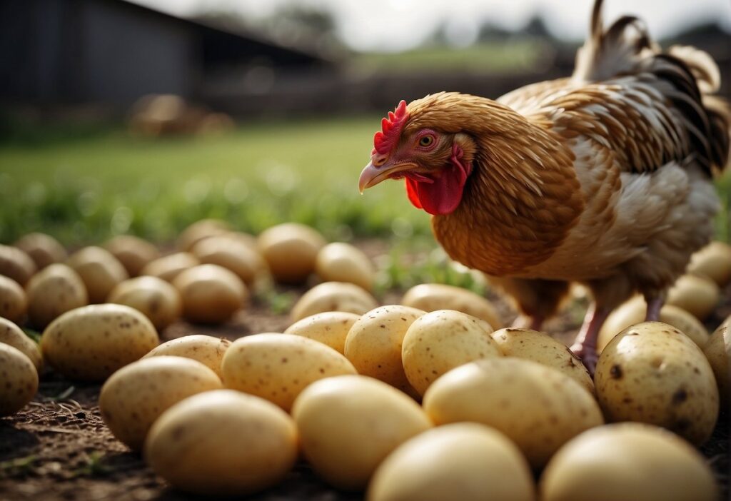 Do Chickens Eat Potato Peels: Understanding the Safe Scraps for Your Flock